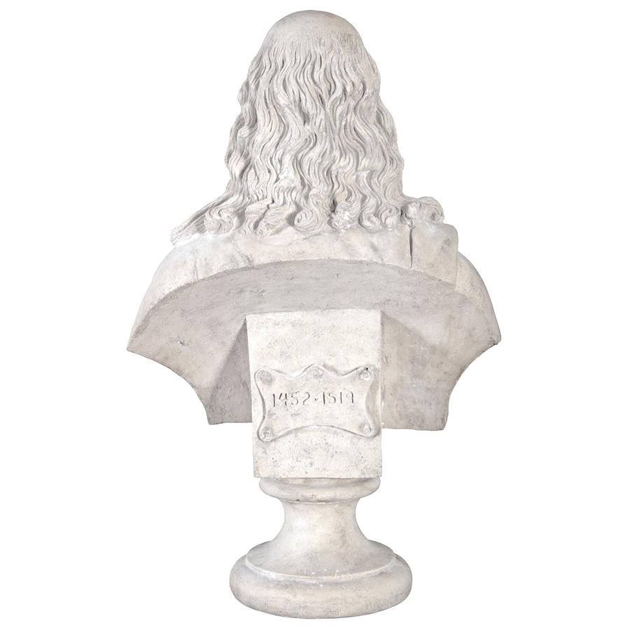 Leonardo da Vinci Grand-Scale Sculptural Bust