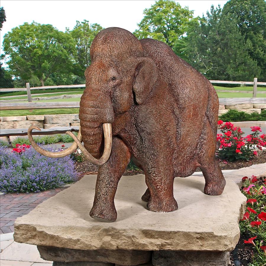 Woolly Mammoth, Elephant of the Ice Age Scaled Statue