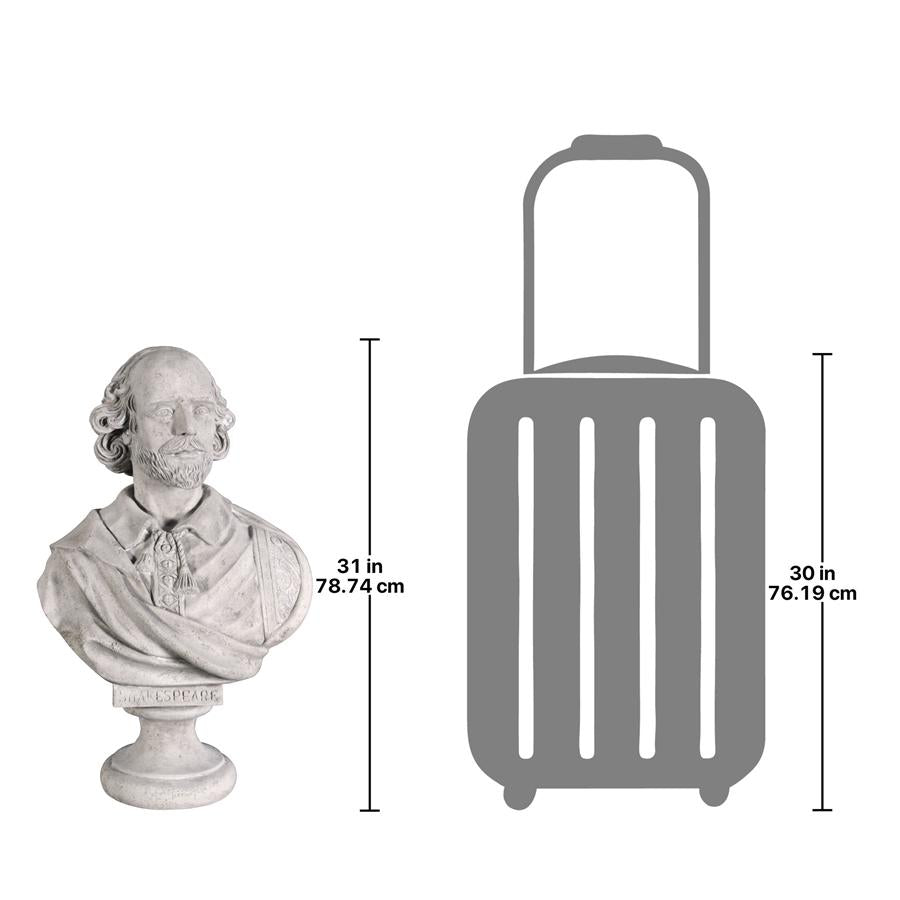 William Shakespeare Grande-Scale Sculptural Bust