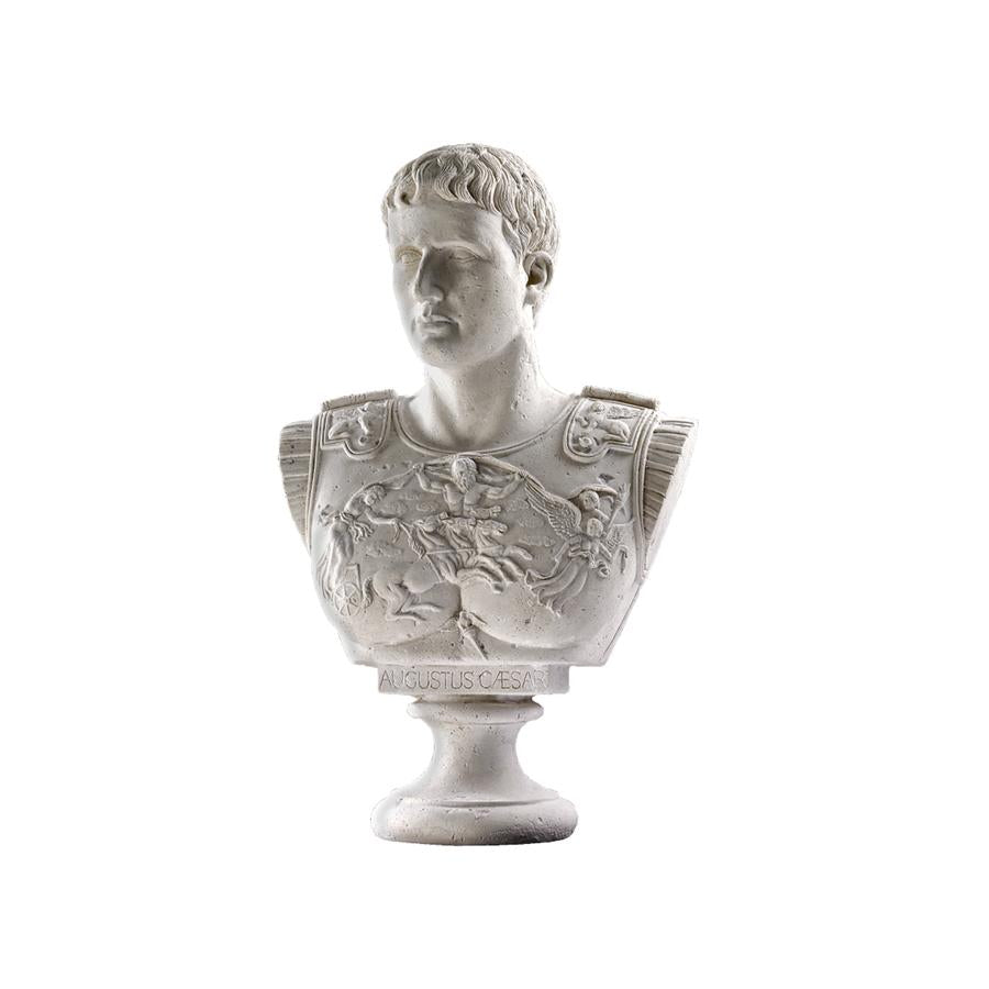 Caesar Augustus of Prima Porta Grand-Scale Bust Statue