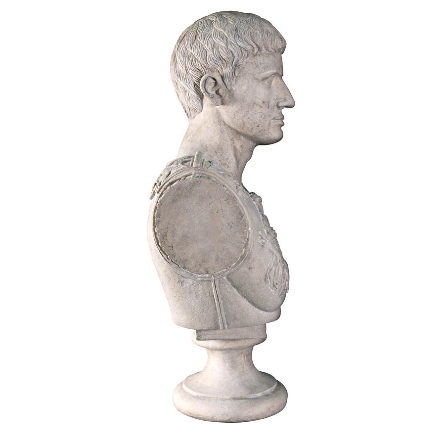 Caesar Augustus of Prima Porta Grand-Scale Bust Statue