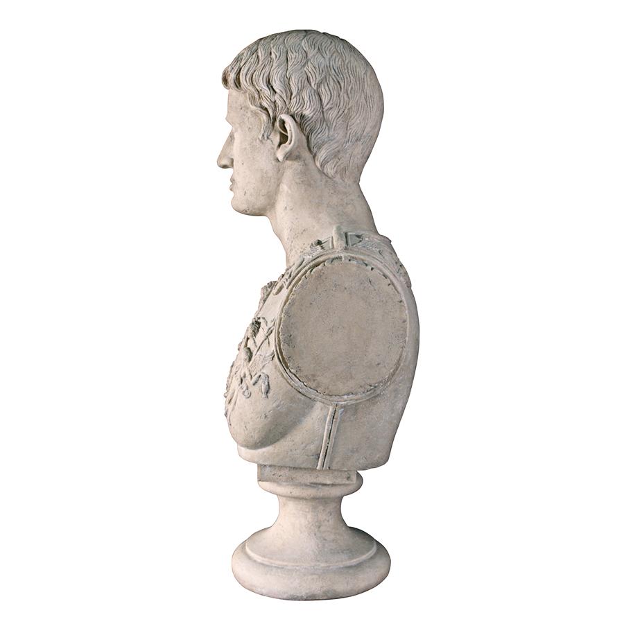 Caesar Augustus of Prima Porta Grand-Scale Bust Statue