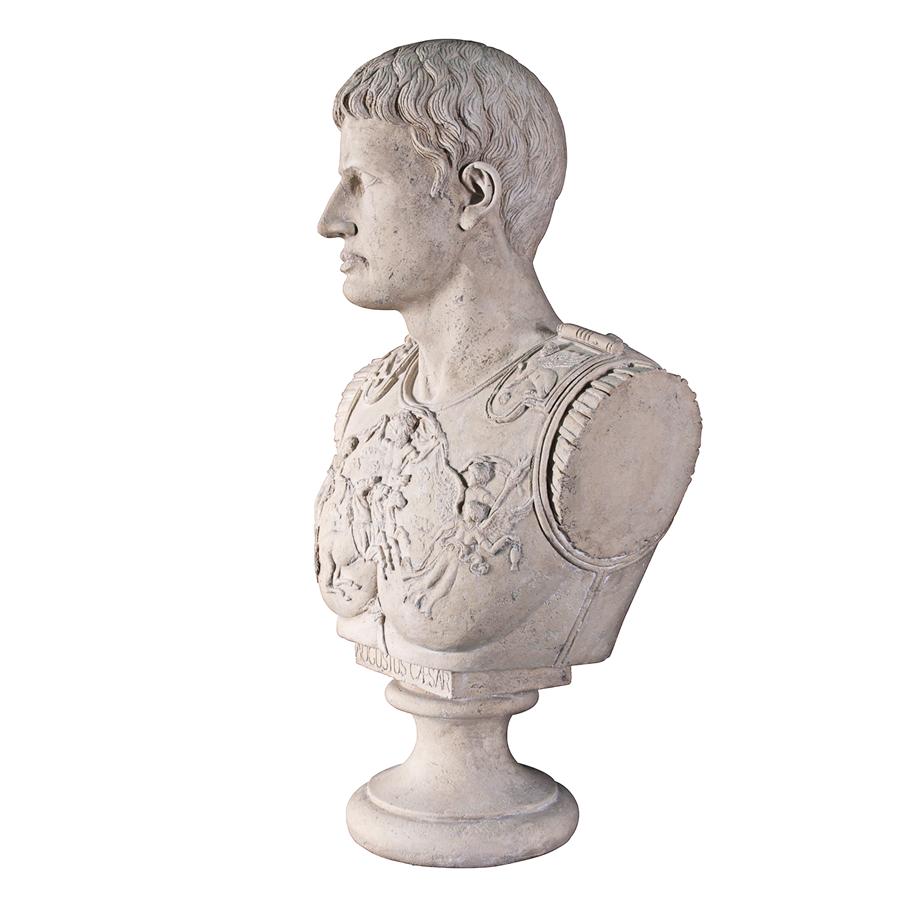 Caesar Augustus of Prima Porta Grand-Scale Bust Statue