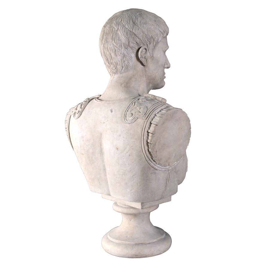 Caesar Augustus of Prima Porta Grand-Scale Bust Statue