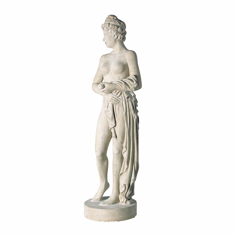 Venus Holding Apple Statue