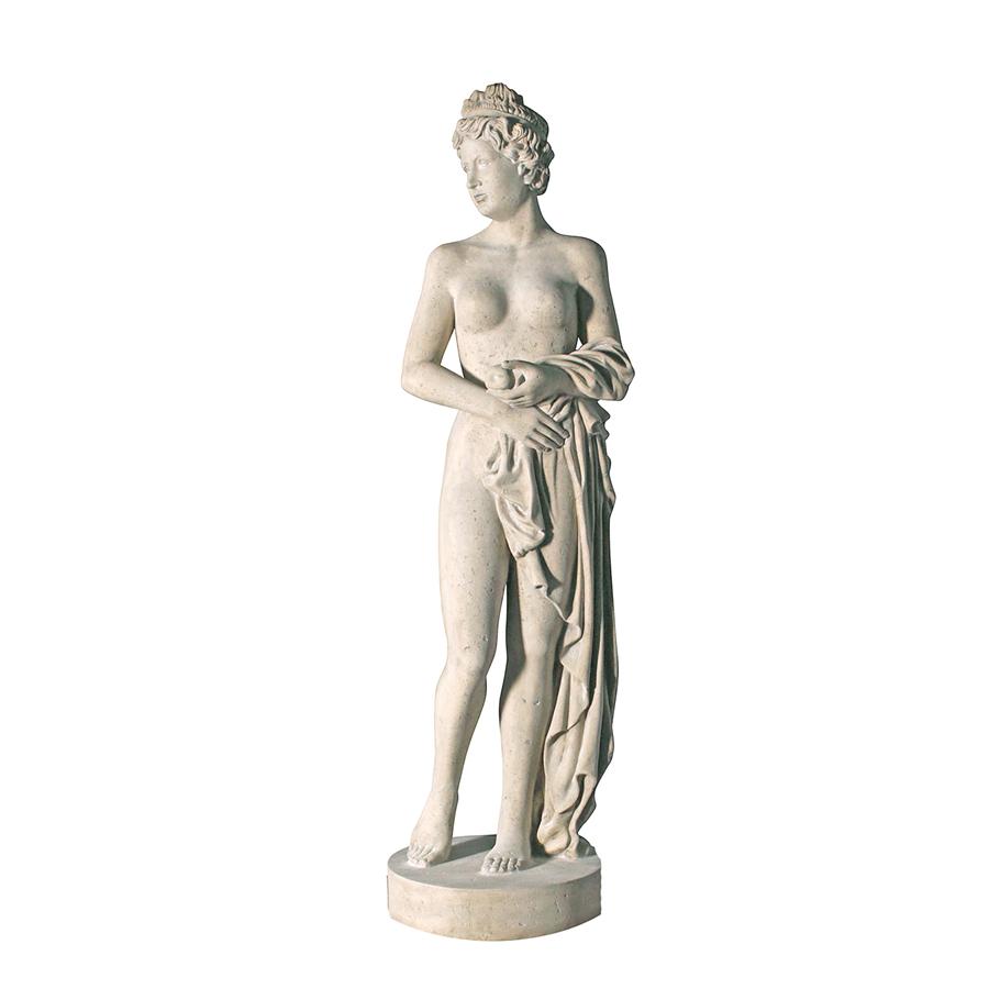 Venus Holding Apple Statue