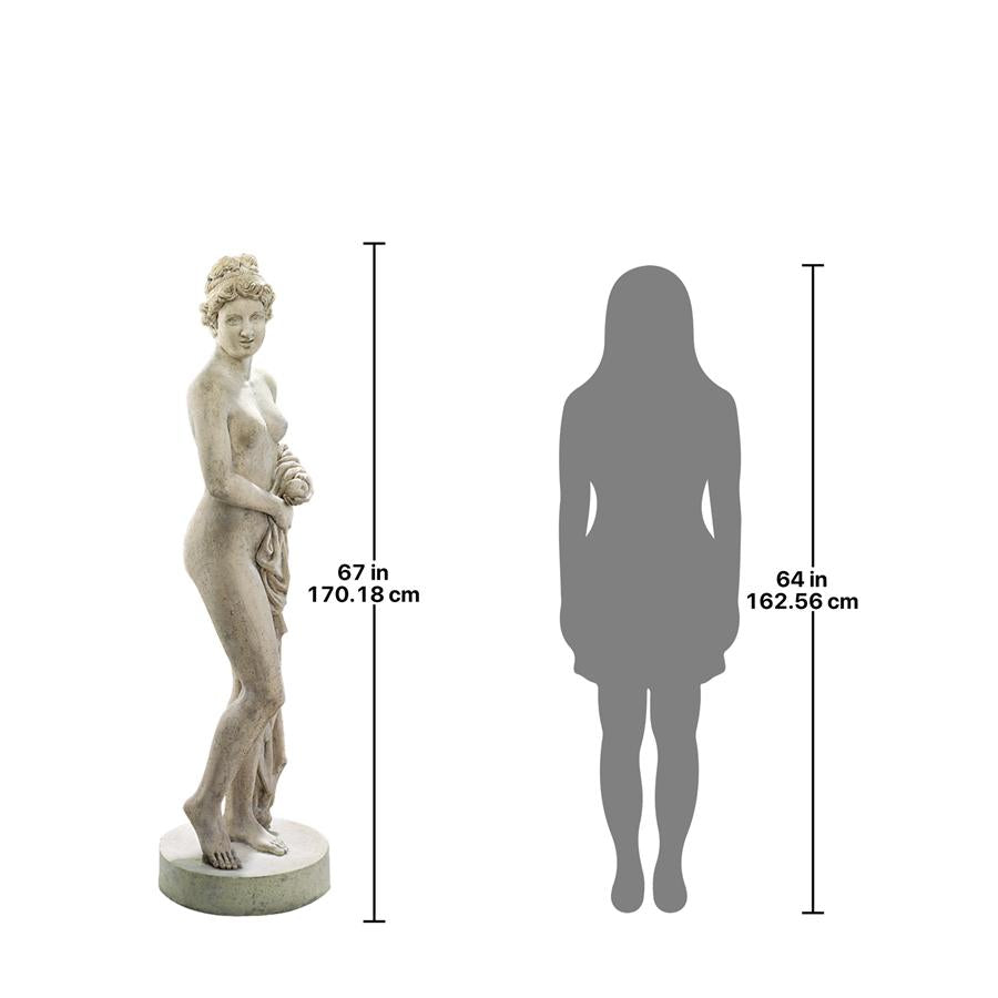 Venus Holding Apple Statue