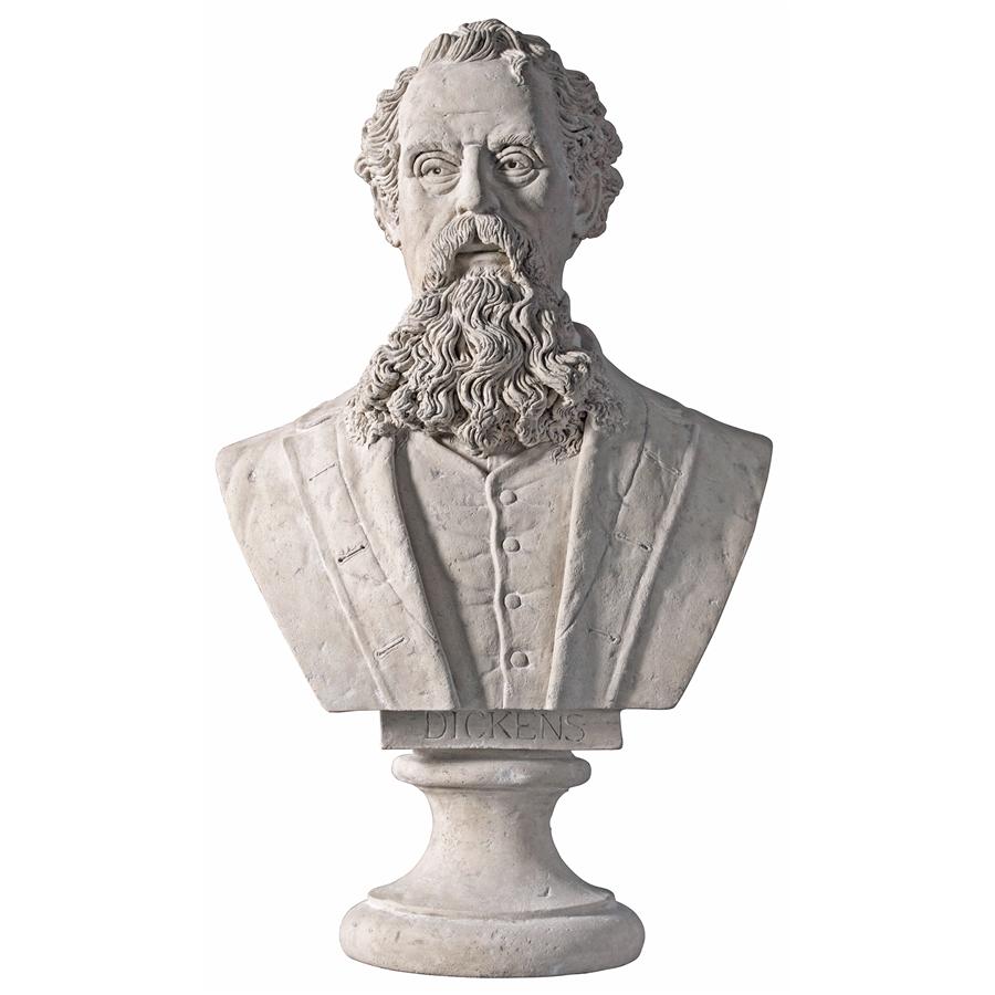 Charles Dickens Sculptural Bust