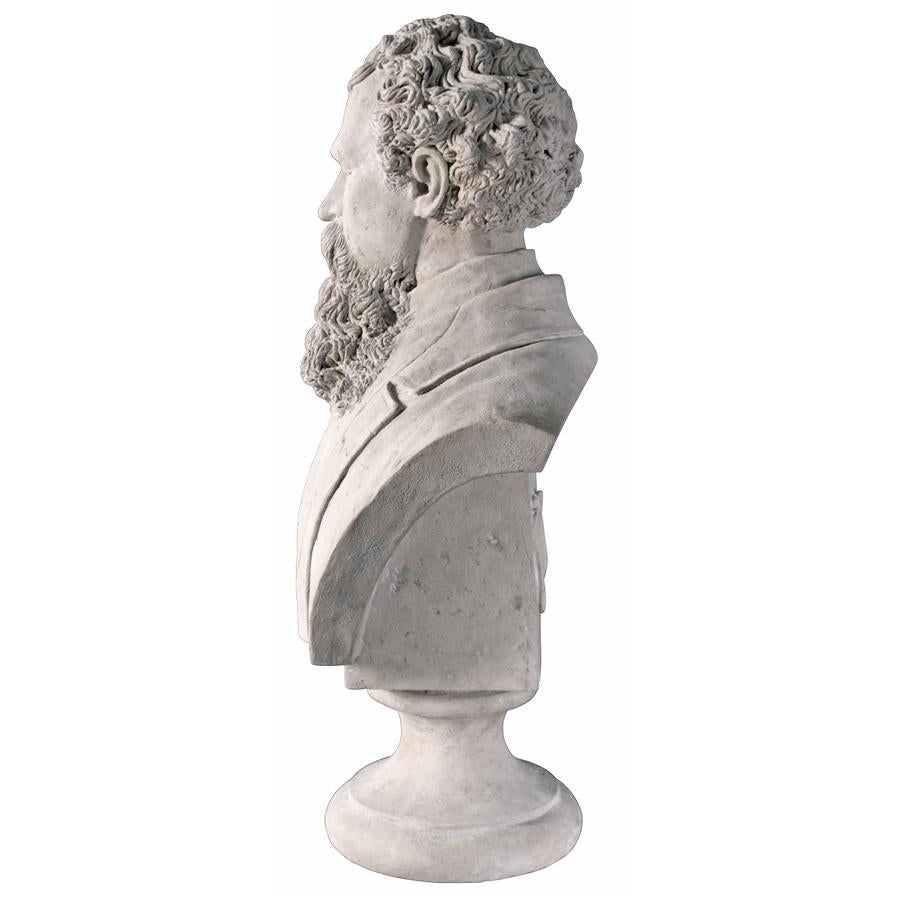 Charles Dickens Sculptural Bust