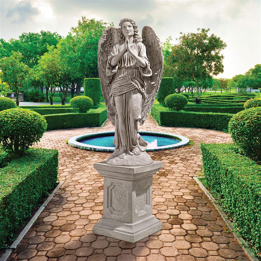 Grand Basilica Praying Angel Garden Statue