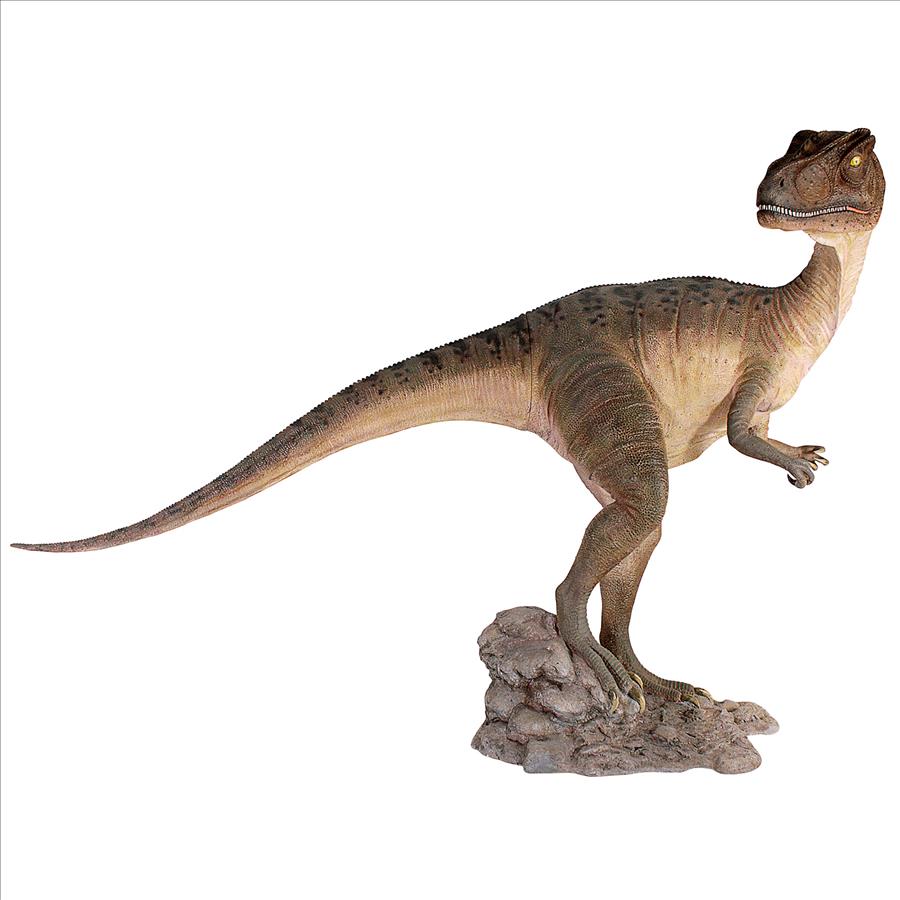 Jurassic-Sized Allosaurus Dinosaur Statue