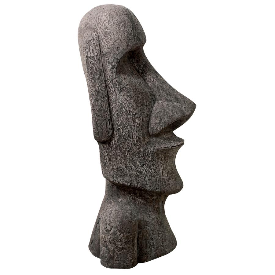 Easter Island Ahu Akivi Moai Monolith Statue: Giant