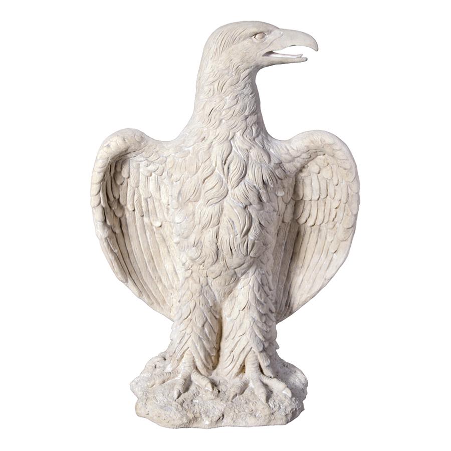 America's Grand-Scale Eagle Statue: Set of Two