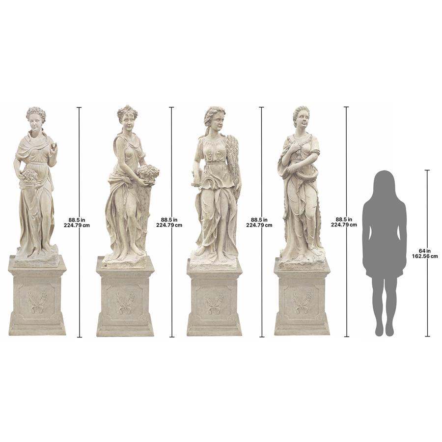 Goddesses of the Seasons: All Four Season Statues & Plinths