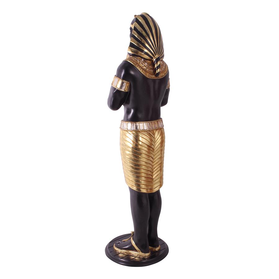 Guardian Asar: Egyptian Wine Holder Statue