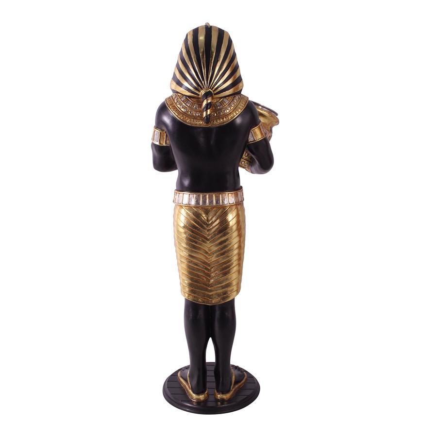 Guardian Asar: Egyptian Wine Holder Statue