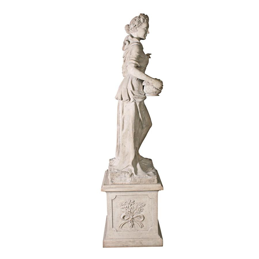 The Four Goddesses of the Seasons Statue: Spring Statue & Plinth