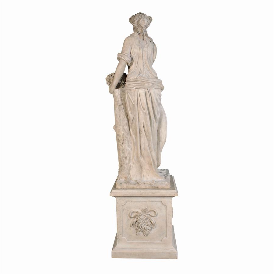 The Four Goddesses of the Seasons Statue: Autumn Statue & Plinth