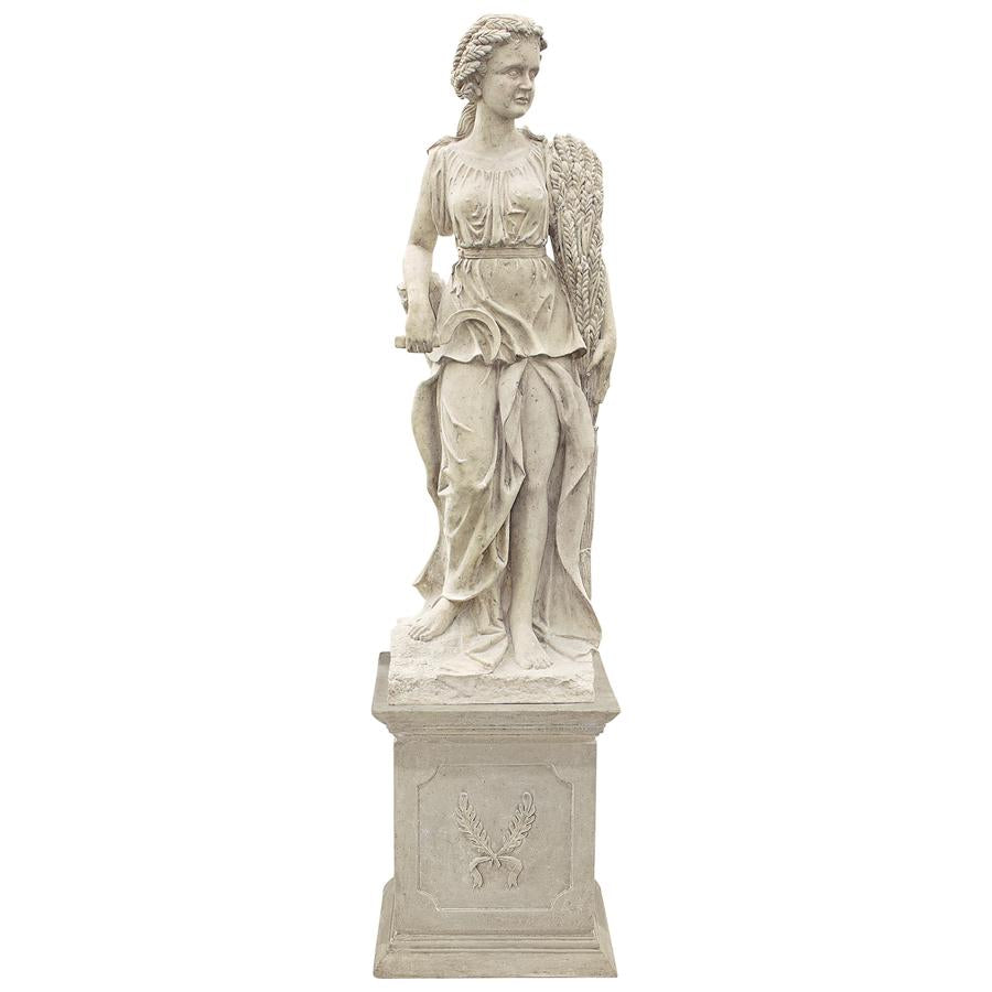 The Four Goddesses of the Seasons Statue: Summer Statue & Plinth
