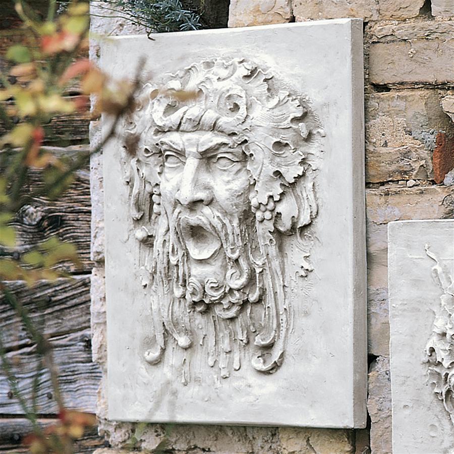 Opimus Italian-Style Greenmen Wall Sculpture: Large