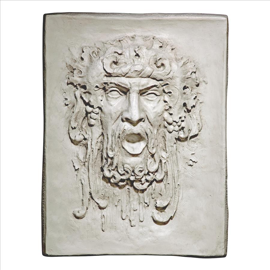 Opimus Italian-Style Greenmen Wall Sculpture: Large