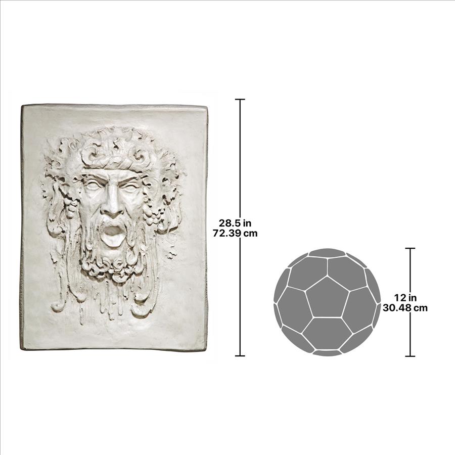 Opimus Italian-Style Greenmen Wall Sculpture: Large