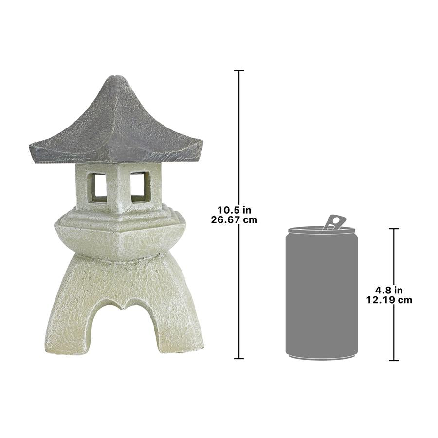 Asian Temple Pagoda Lantern Statue: Medium