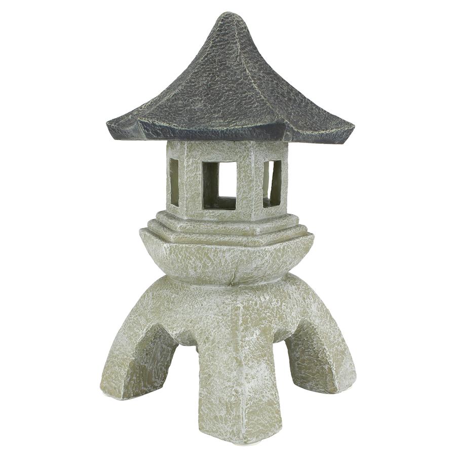 Asian Temple Pagoda Lantern Statue: Large