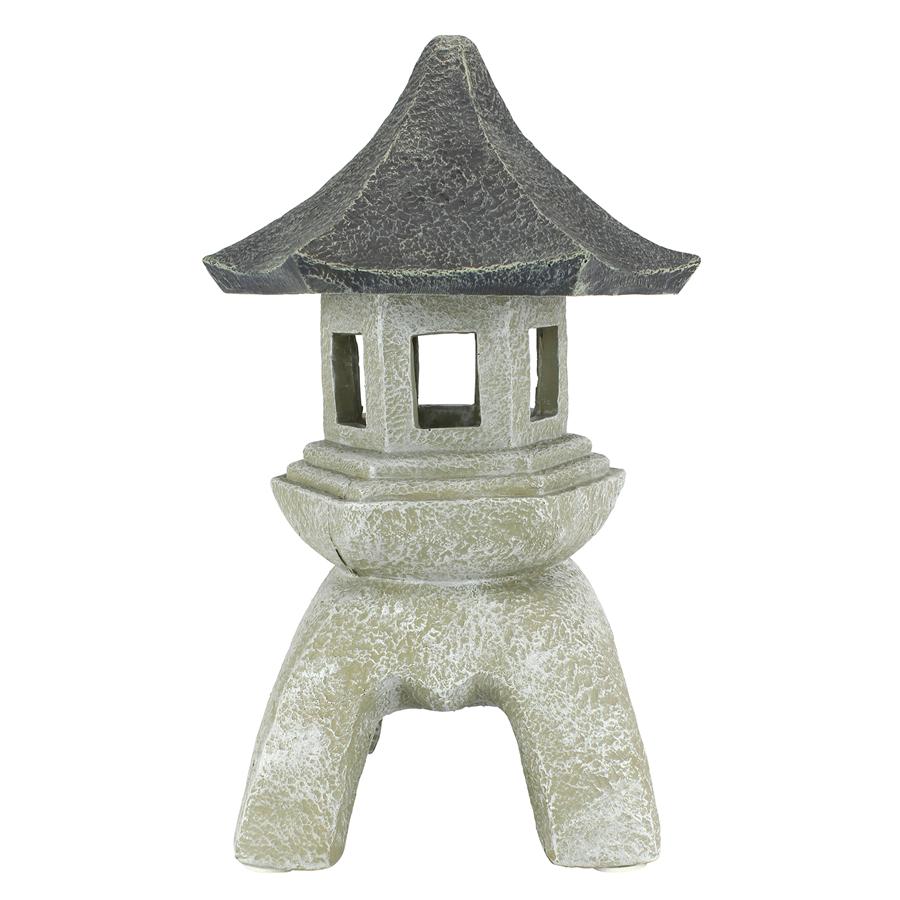 Asian Temple Pagoda Lantern Statue: Large