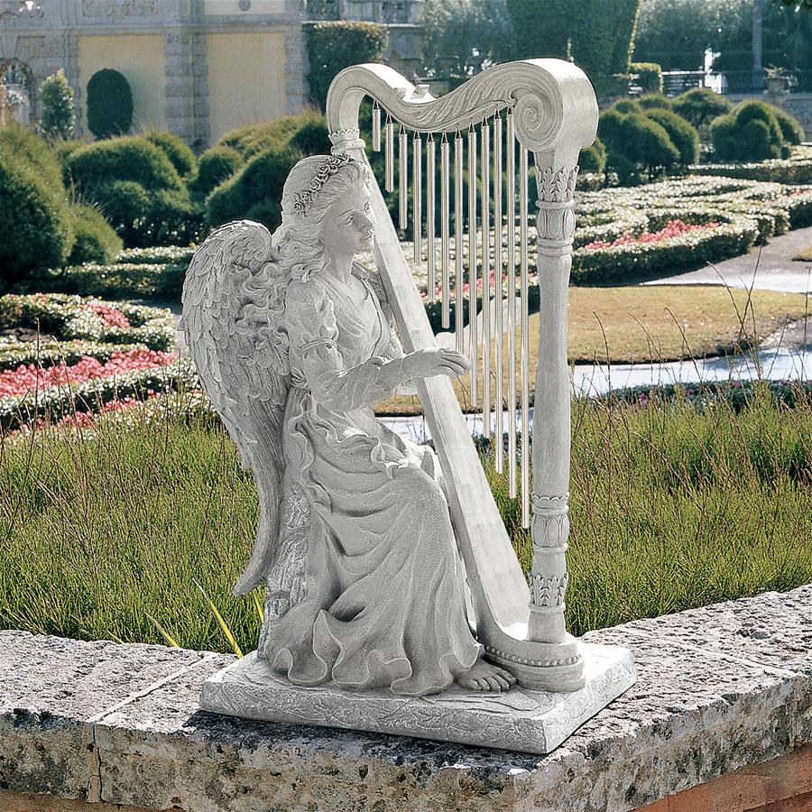 Music from Heaven Angel Statue: Large