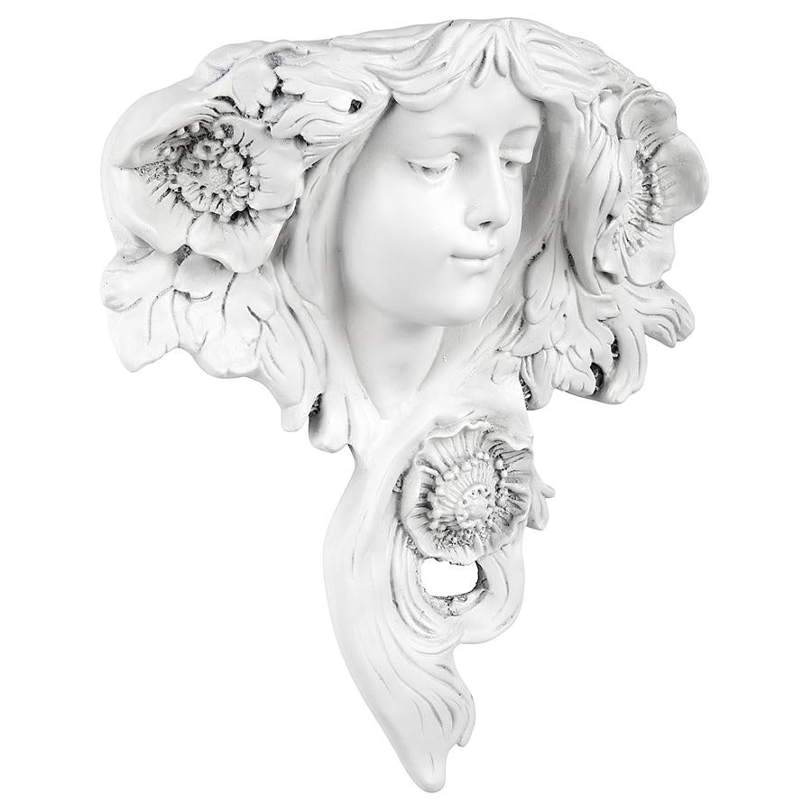 French Greenmen Planter Wall Sculpture: Le Printemps