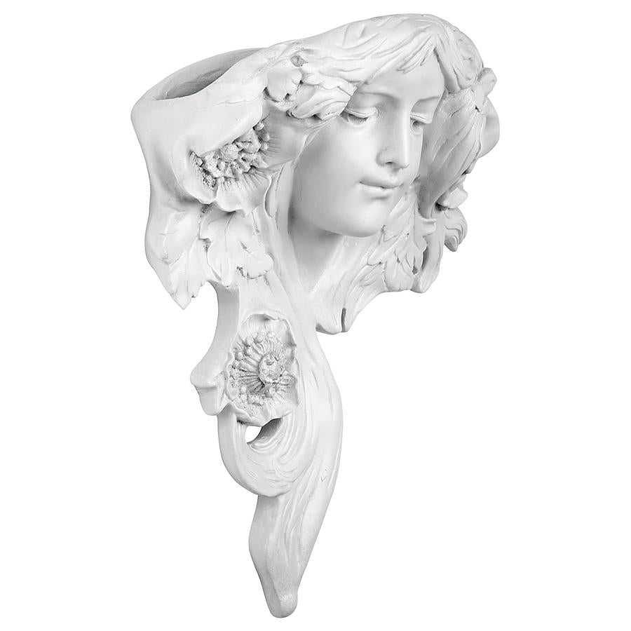 French Greenmen Planter Wall Sculpture: Le Etoile