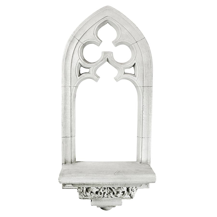 Reims Cathedral Gothic Window Tracery Wall Sculpture