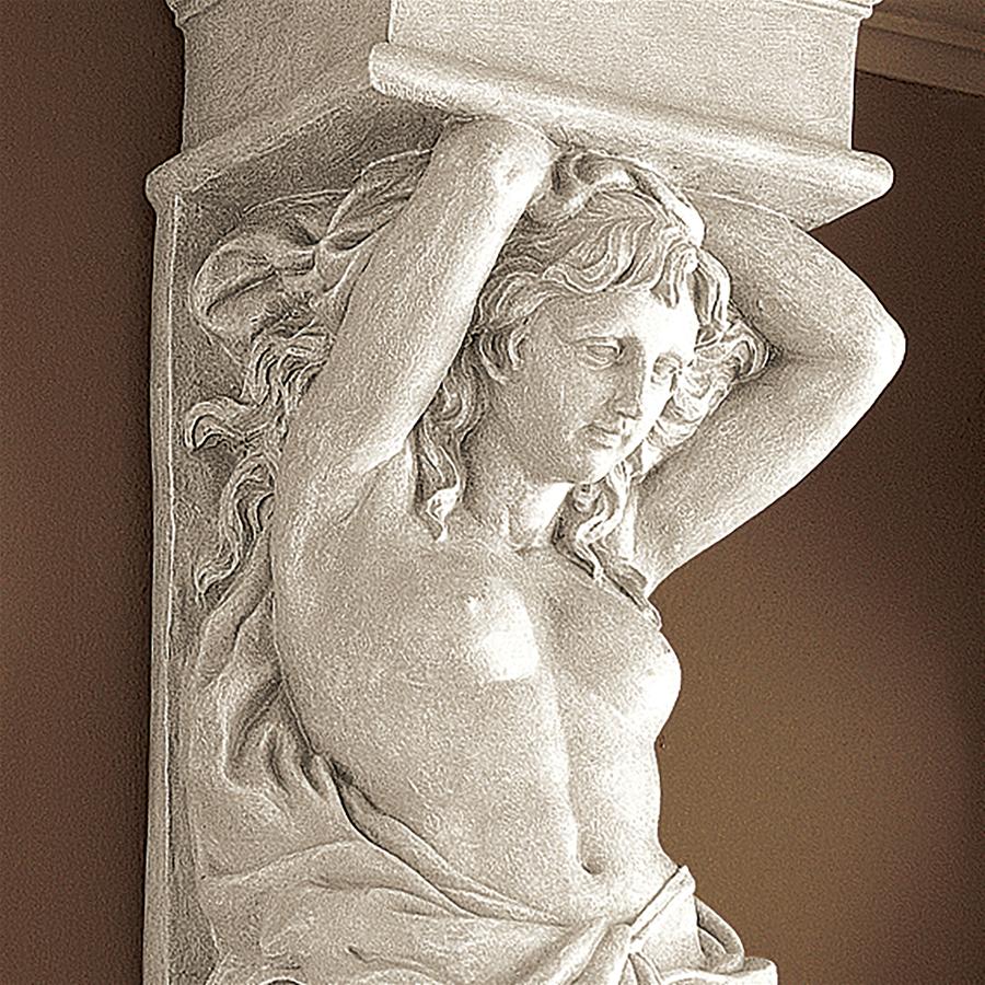 Caryatid (Female) Wall Sculpture