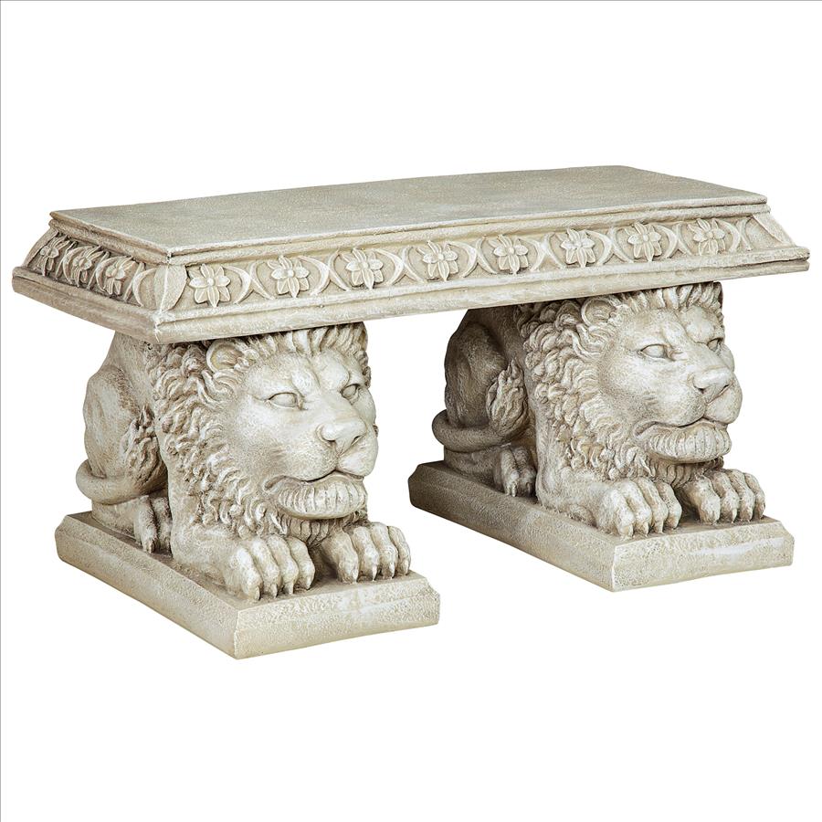 Grand Lion of St. John's Square Sculptural Bench
