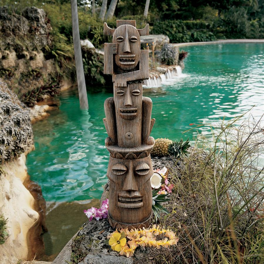 Tiki Gods Statue: Gods of the Three Pleasures