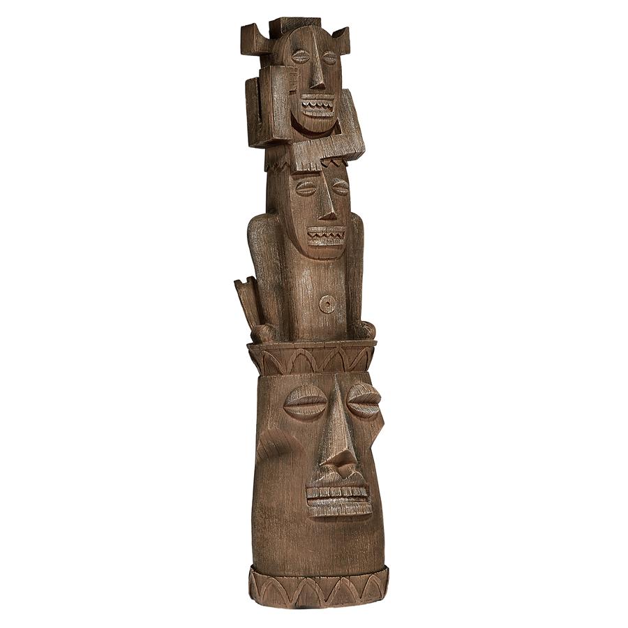 Tiki Gods Statue: Gods of the Three Pleasures