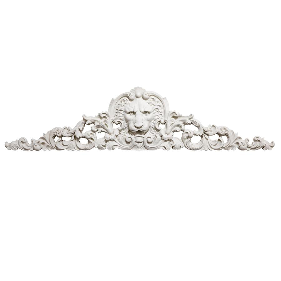 Remoulage Lion Sculptural Wall Pediment