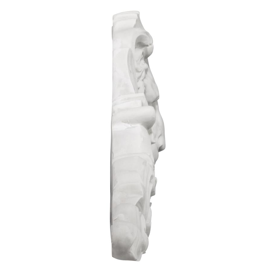 Remoulage Lion Sculptural Wall Pediment