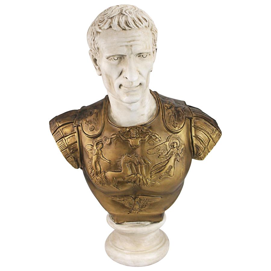 Julius Caesar Roman Emperor Sculptural Bust