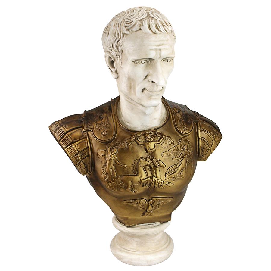 Julius Caesar Roman Emperor Sculptural Bust