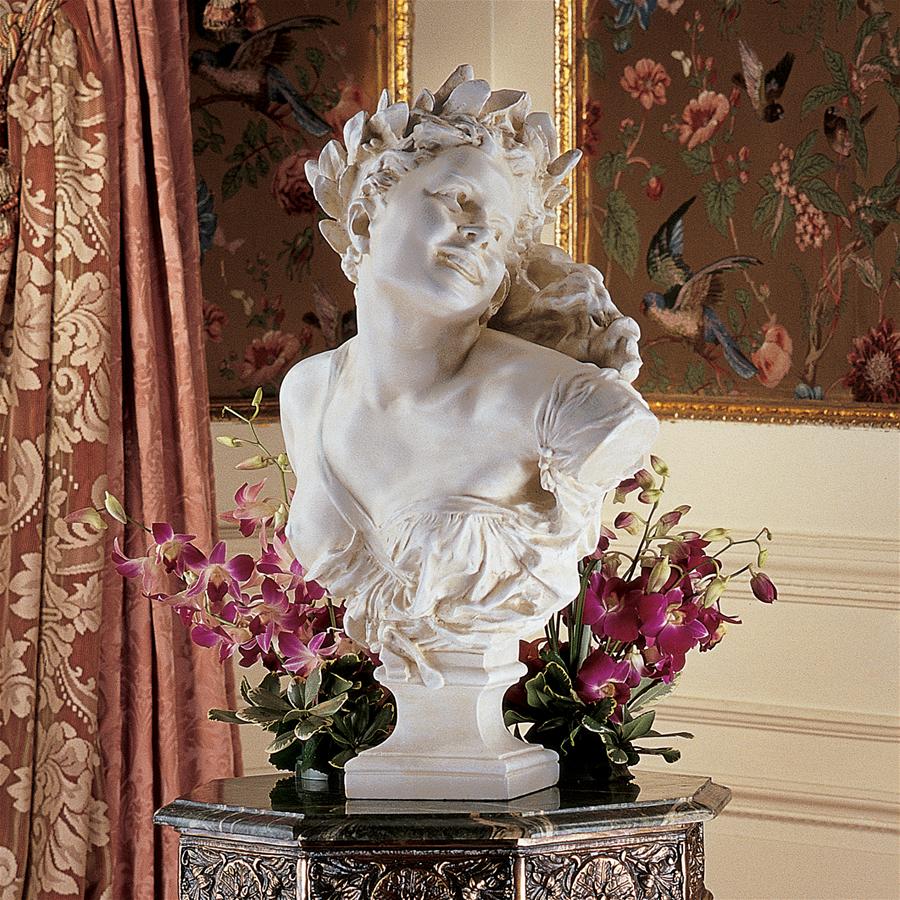 Mademoiselle de la Danse Bust Statue