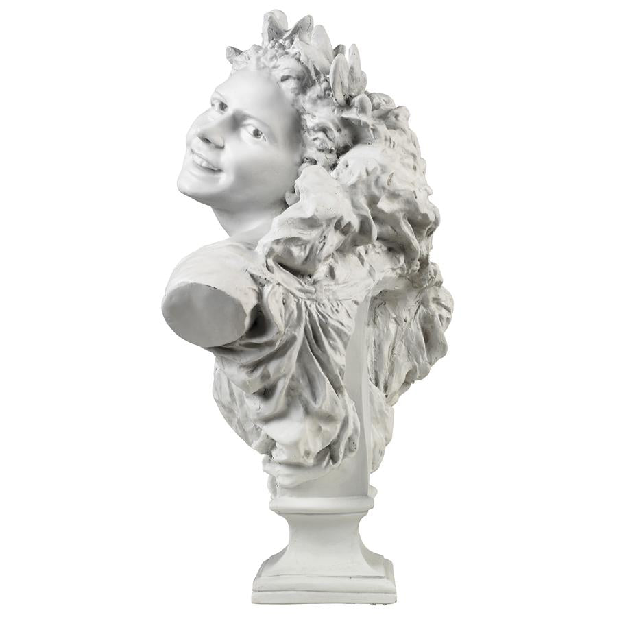 Mademoiselle de la Danse Bust Statue