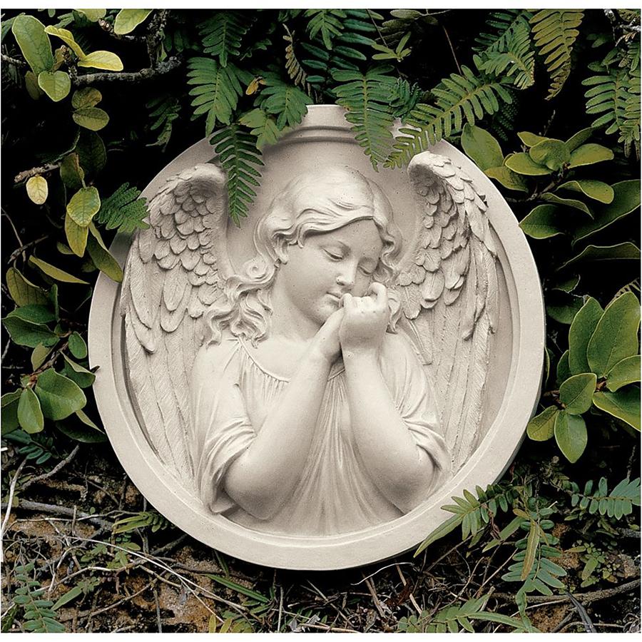 Thoughts of an Angel Roundel Wall Sculpture