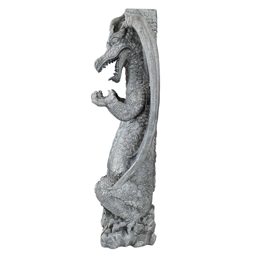 Zippy the Dragon Sculptural Mailbox Post