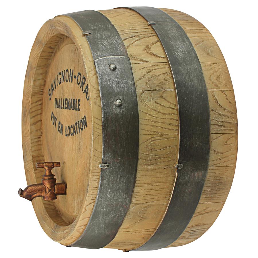 French Wine Barrel Wall Sculpture