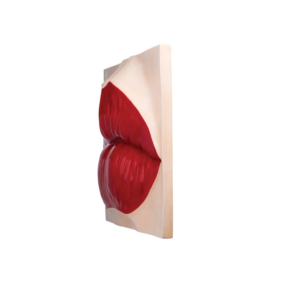 Pop Art Lips Wall Sculpture