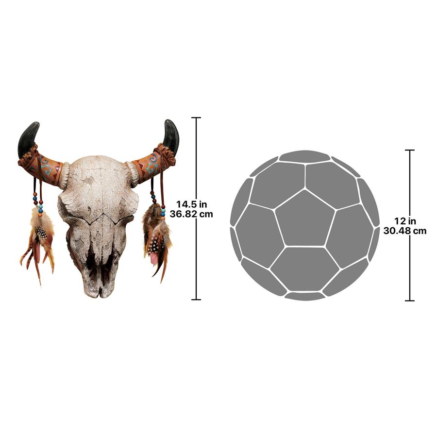 Spirit of the West Cow Skull Wall Sculpture