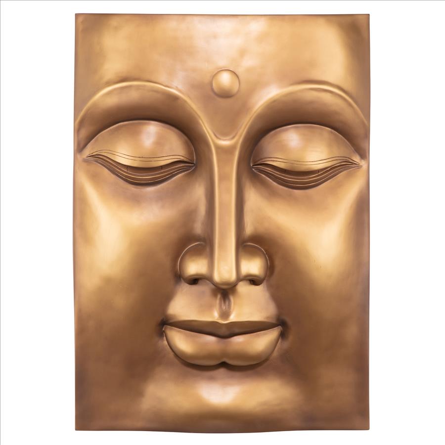 Serene Buddha Grande Frieze Wall Sculpture