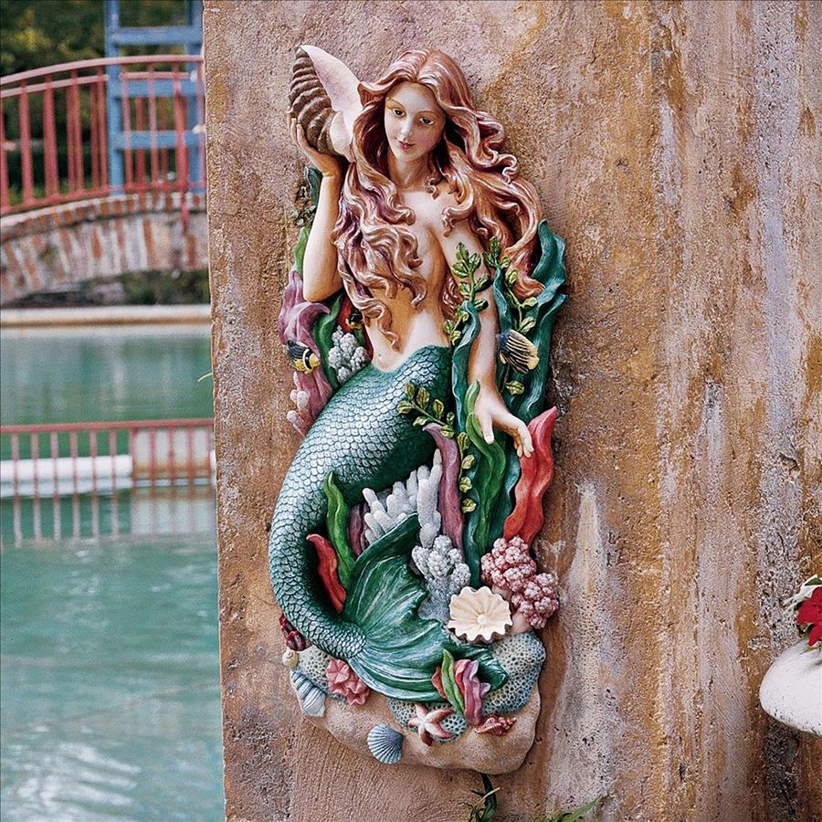 Melody's Cove Mermaid Wall Sculpture